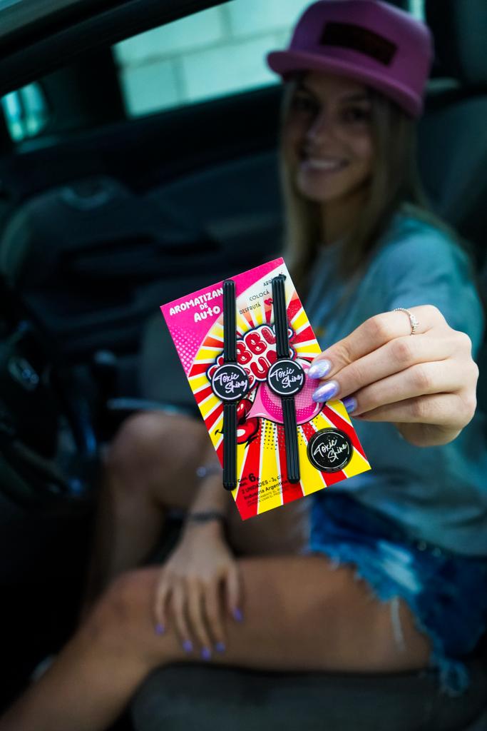 AROMATIZANTE DE AUTO AROMATIZANTE BUBBLE GUM 6gr