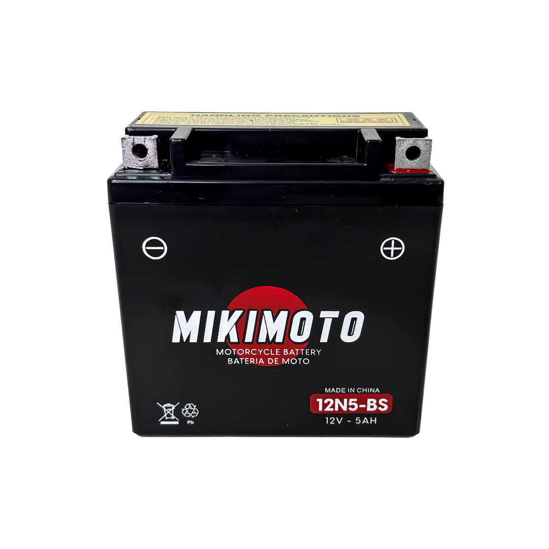 BATERIA DE MOTO YT5A 12N5-3B  YT5A ZANELLA ZB 110 12V5AH. CANTIDAD POR BULTO 10 - 2
