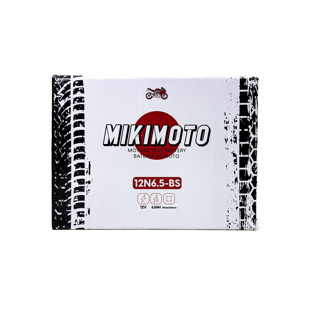 BATERIA DE MOTO 12N6.5-3B SAPUCAI CECCATO 150 XMM 12V6,5AH. CANTIDAD POR BULTO 10 - 9