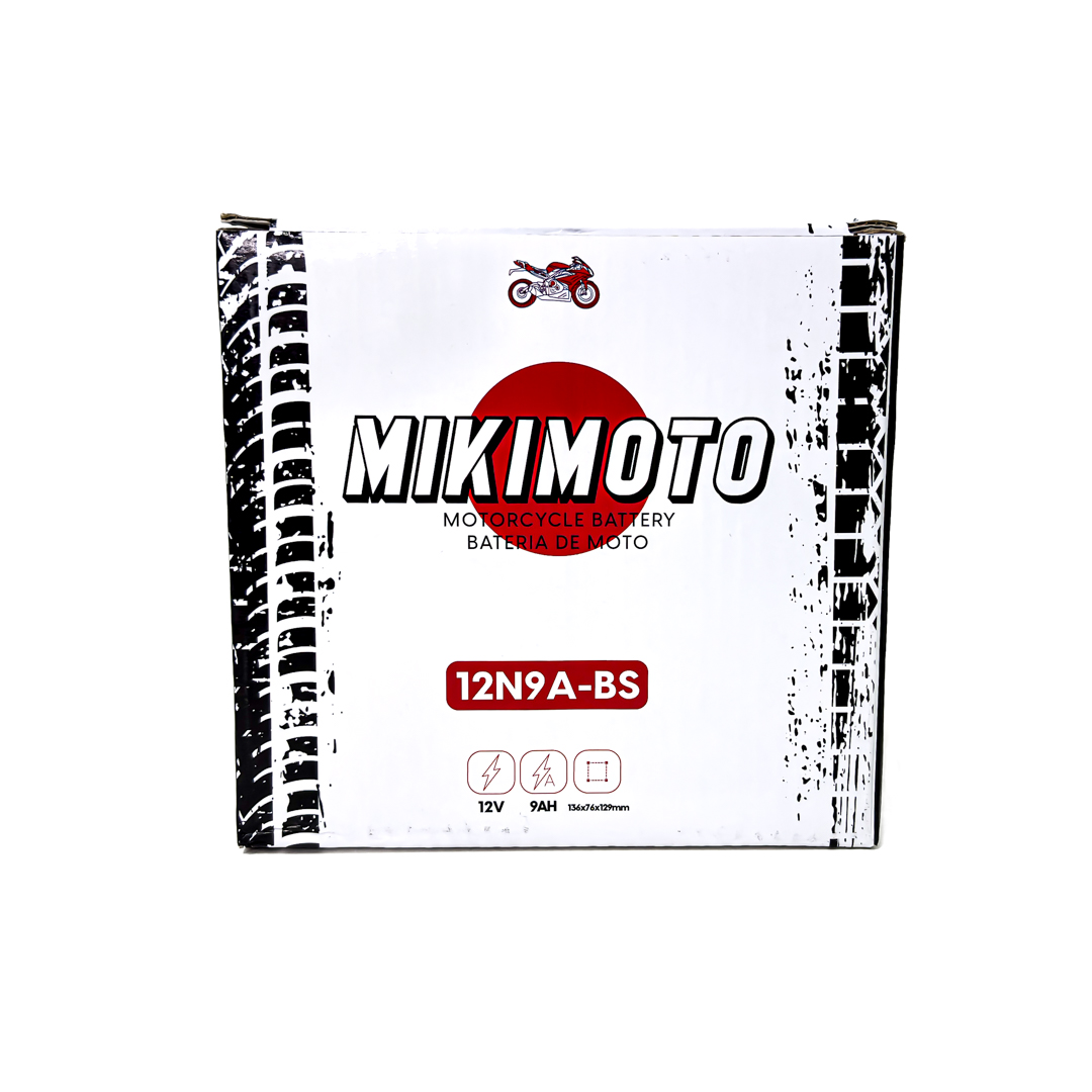 BATERIA DE MOTO 12N9-4B-1 YB9-B ROUSER 180 200 220 12V 9AH. CANTIDAD POR BULTO 8 - 8