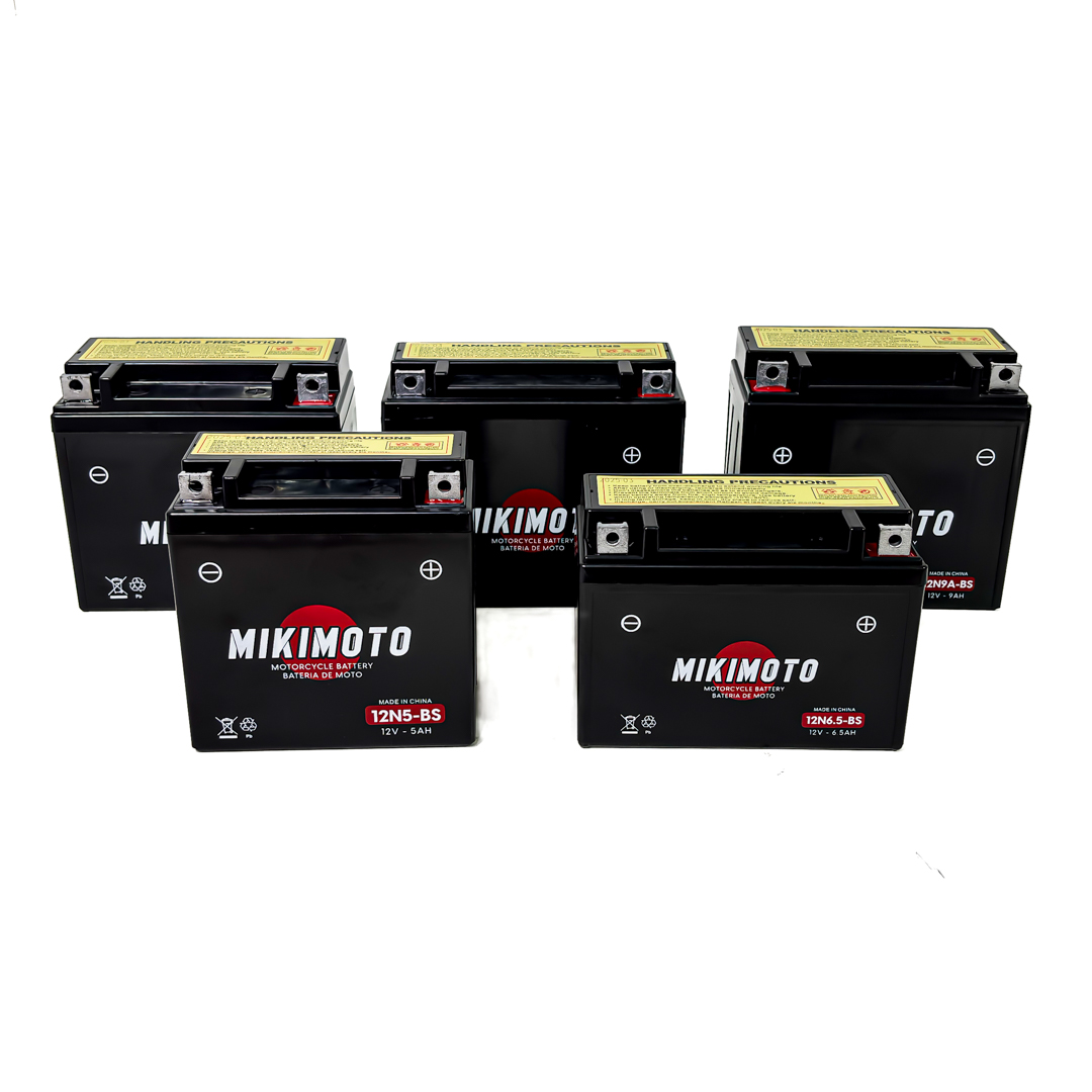 BATERIA DE MOTO 12N9-4B-1 YB9-B ROUSER 180 200 220 12V 9AH. CANTIDAD POR BULTO 8 - 9