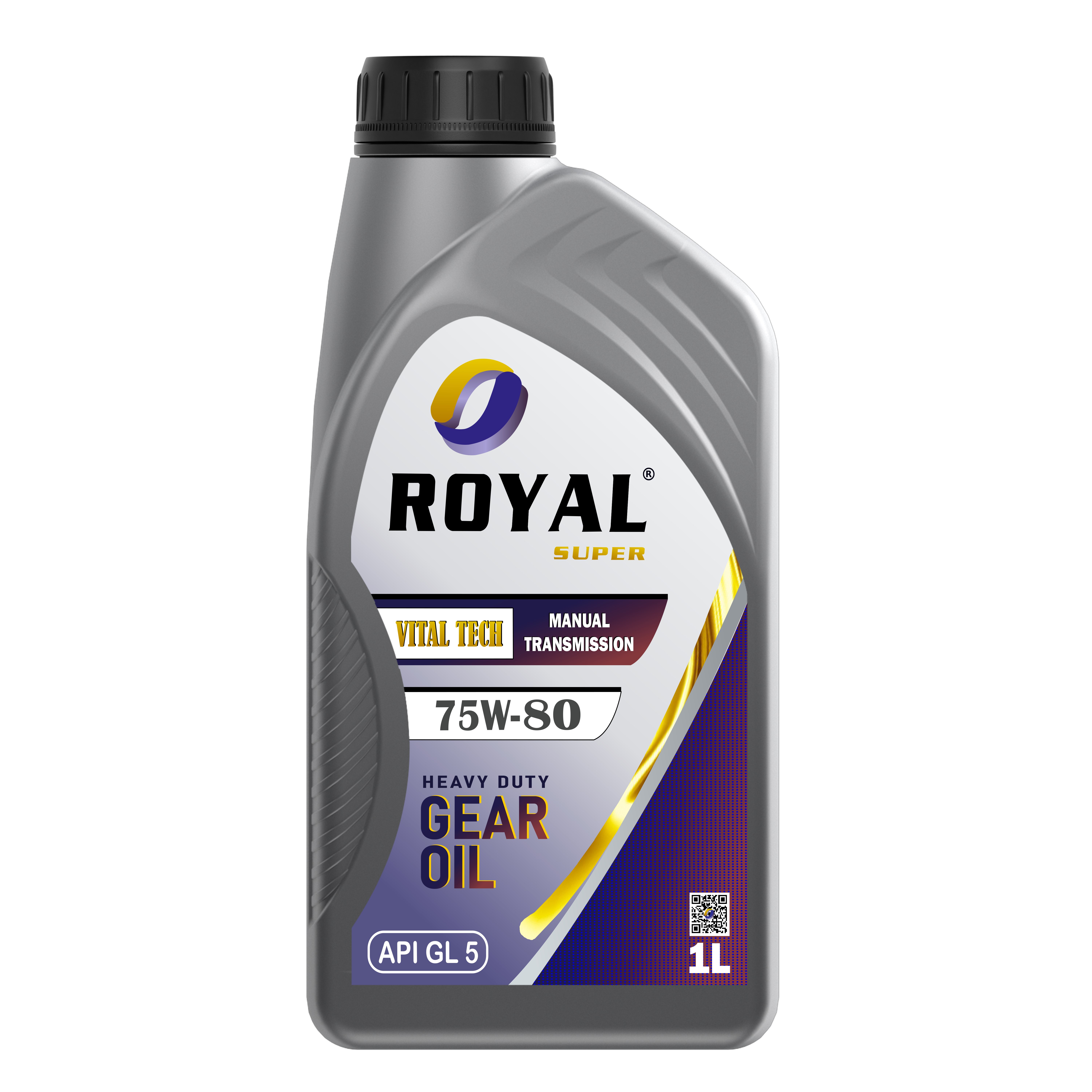 LUBRICANTES ROYAL SUPER GEAR SAE 75W80 GL-5 12X1L