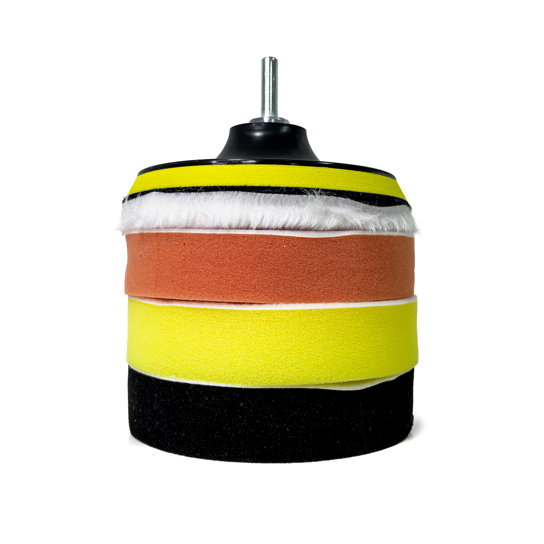 KIT DE PULIDO CON ESPONJA UNIVERSAL 5"