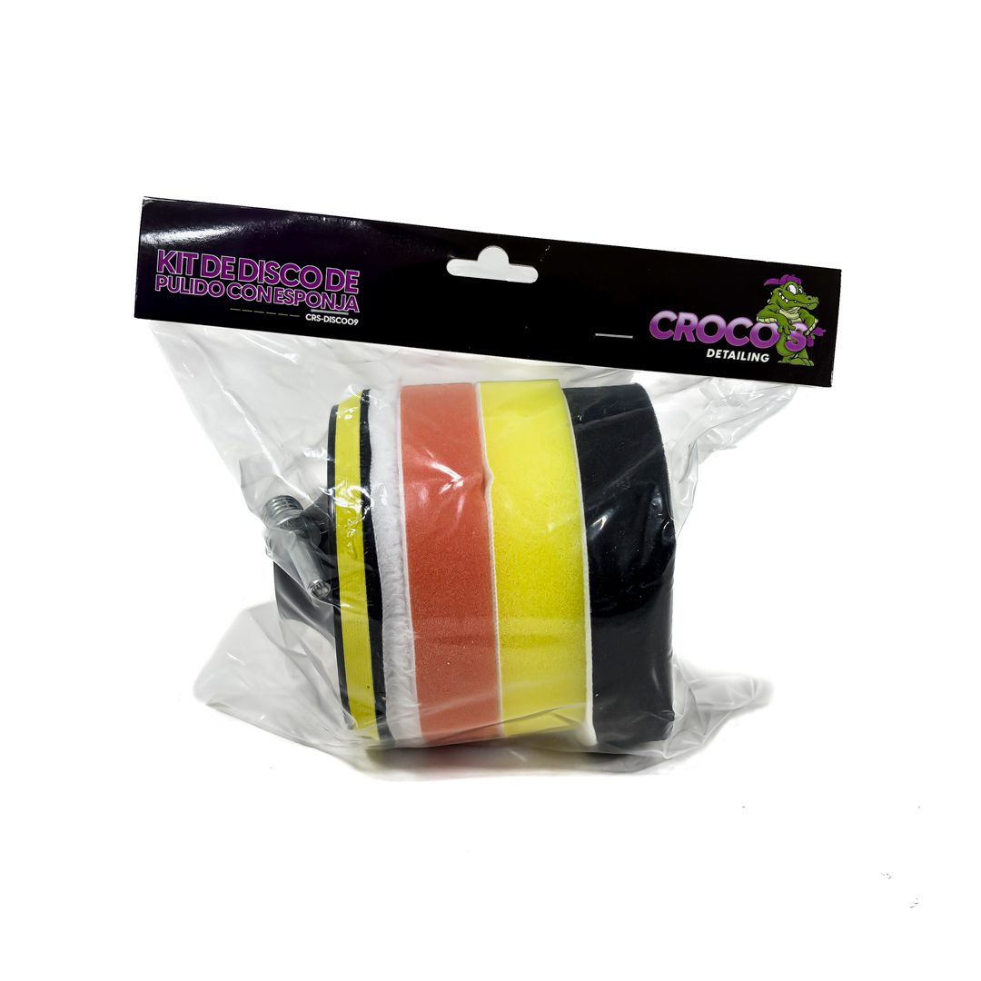KIT DE PULIDO CON ESPONJA UNIVERSAL 5" - 9