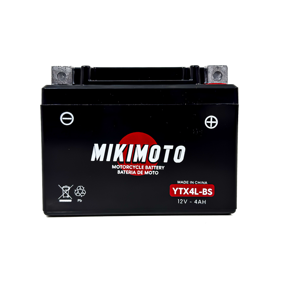 BATERIA DE MOTO YTX4L-BS HONDA FAN BIZ AXIS 90 BROS CG TITAN 12V4AH - 3