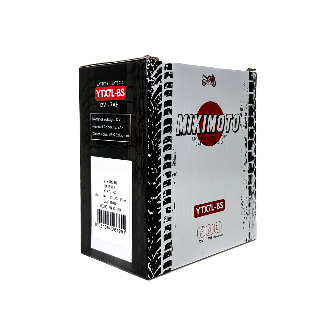 BATERIA DE MOTO YTX7L-BS MT 03 FZ 25 TORNADO 12V7AH - 6