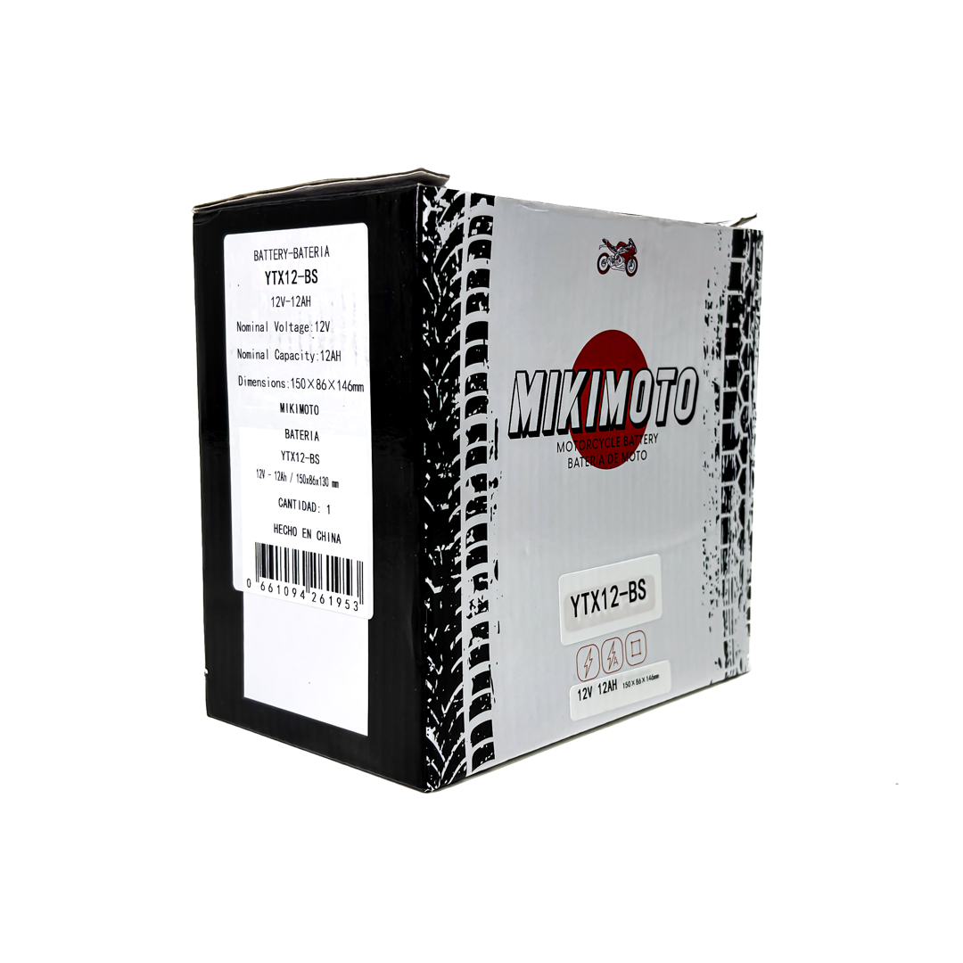 BATERIA DE MOTO YTX12-BS KAWASAKI KLE650 VERSYS 08/17 12V12AH - 7