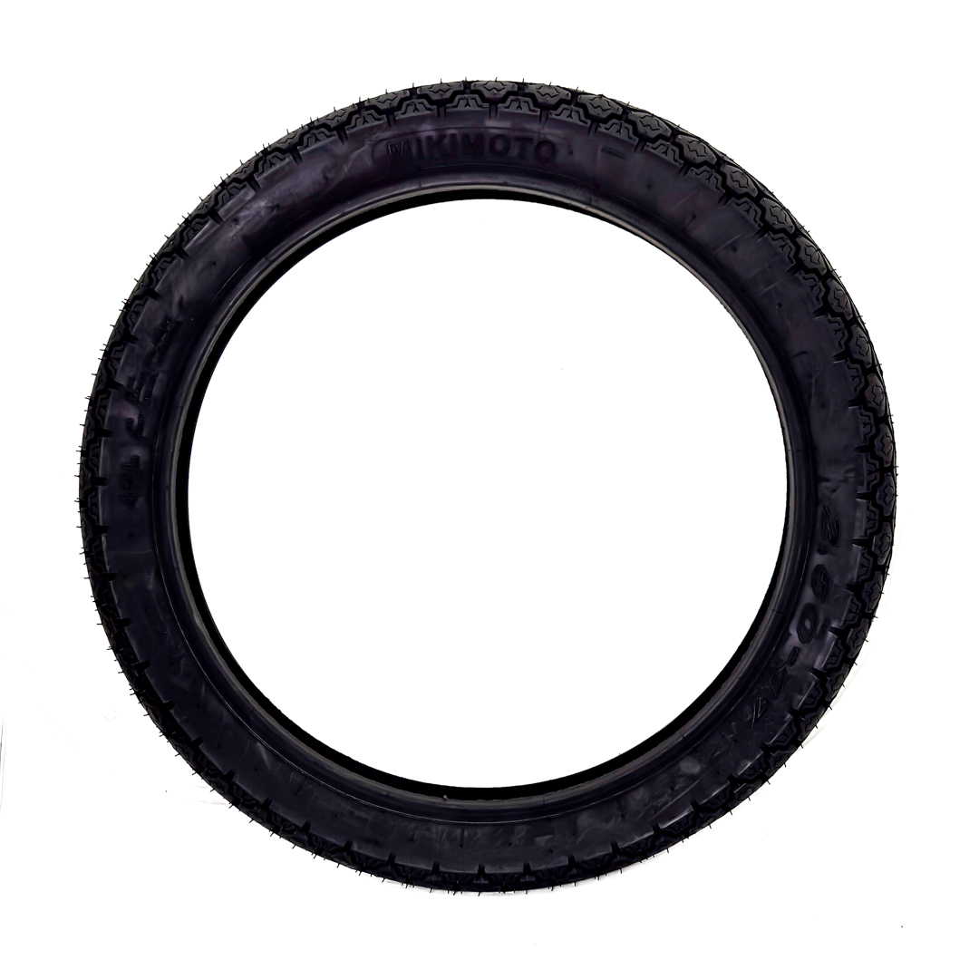 NEUMATICO PARA MOTO APLICACIÓN DELANTERA MIKI105-2.50R17 PARA CAMARA - 2