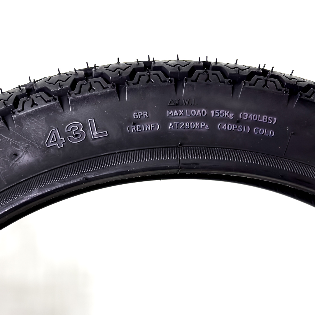 NEUMATICO PARA MOTO APLICACIÓN DELANTERA MIKI105-2.50R17 PARA CAMARA - 5