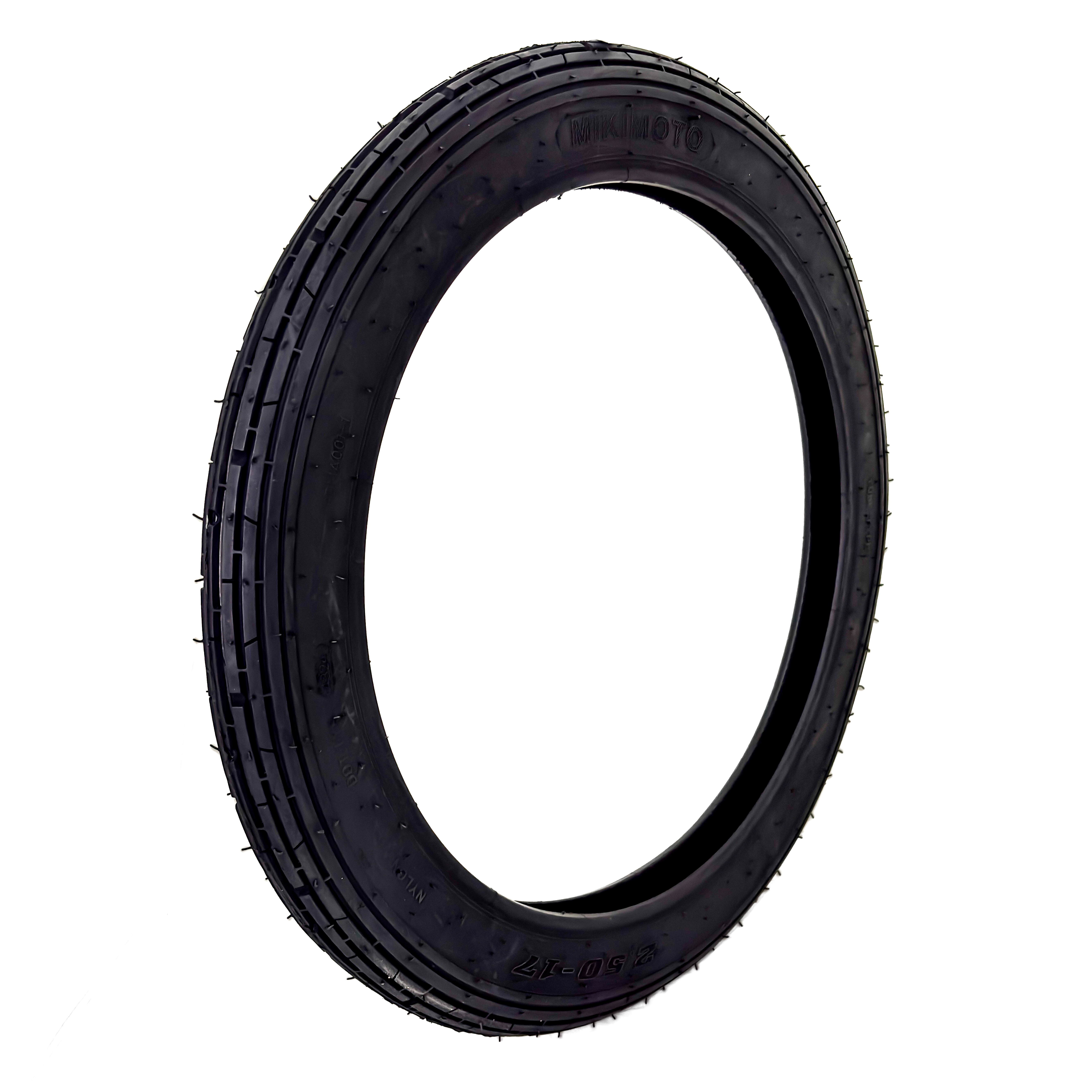 NEUMATICO PARA MOTO APLICACIÓN DELANTERA MIKI001-2.50R17 PARA CAMARA