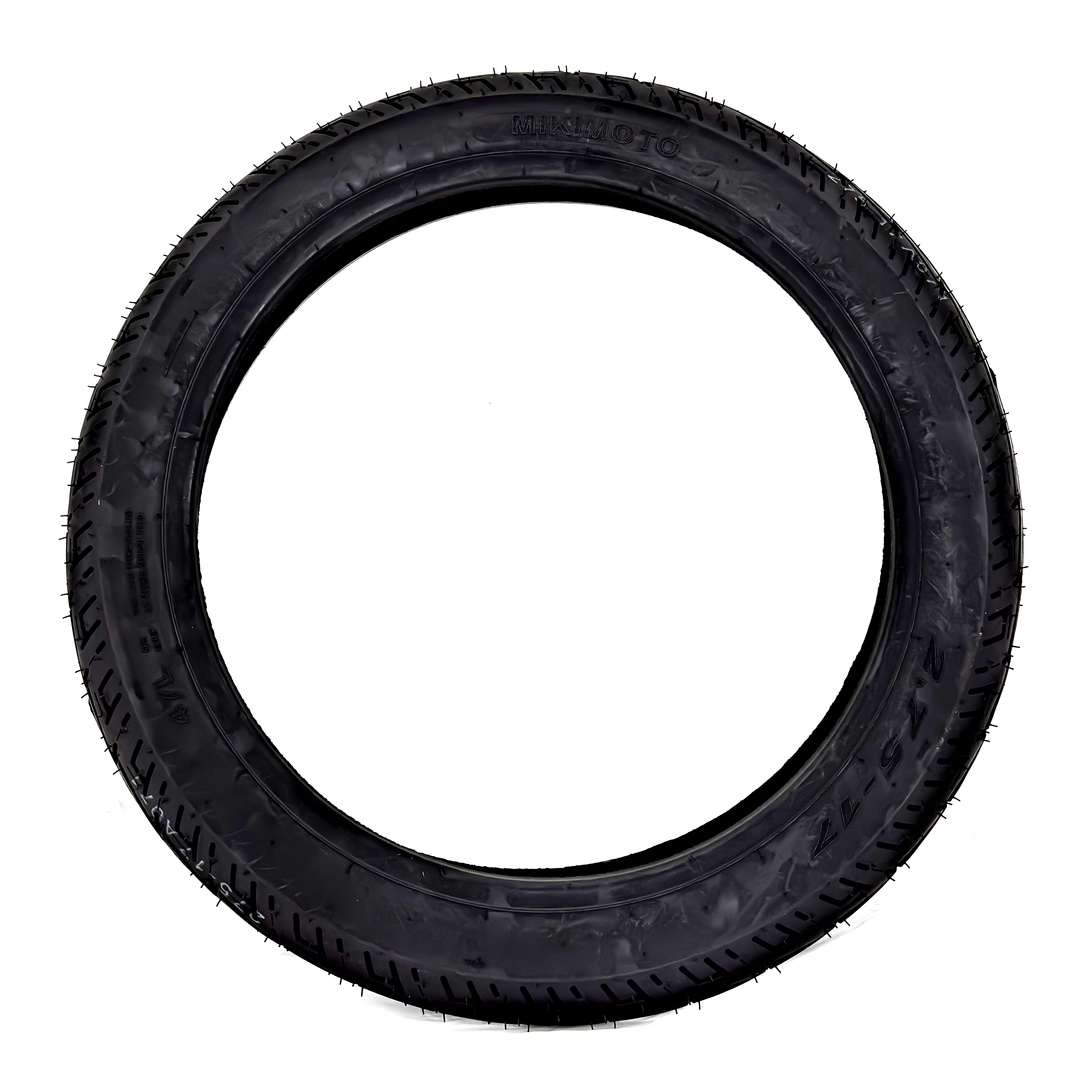 NEUMATICO PARA MOTO APLICACIÓN DELANTERA MIKI071-2.75R17 PARA CAMARA - 2
