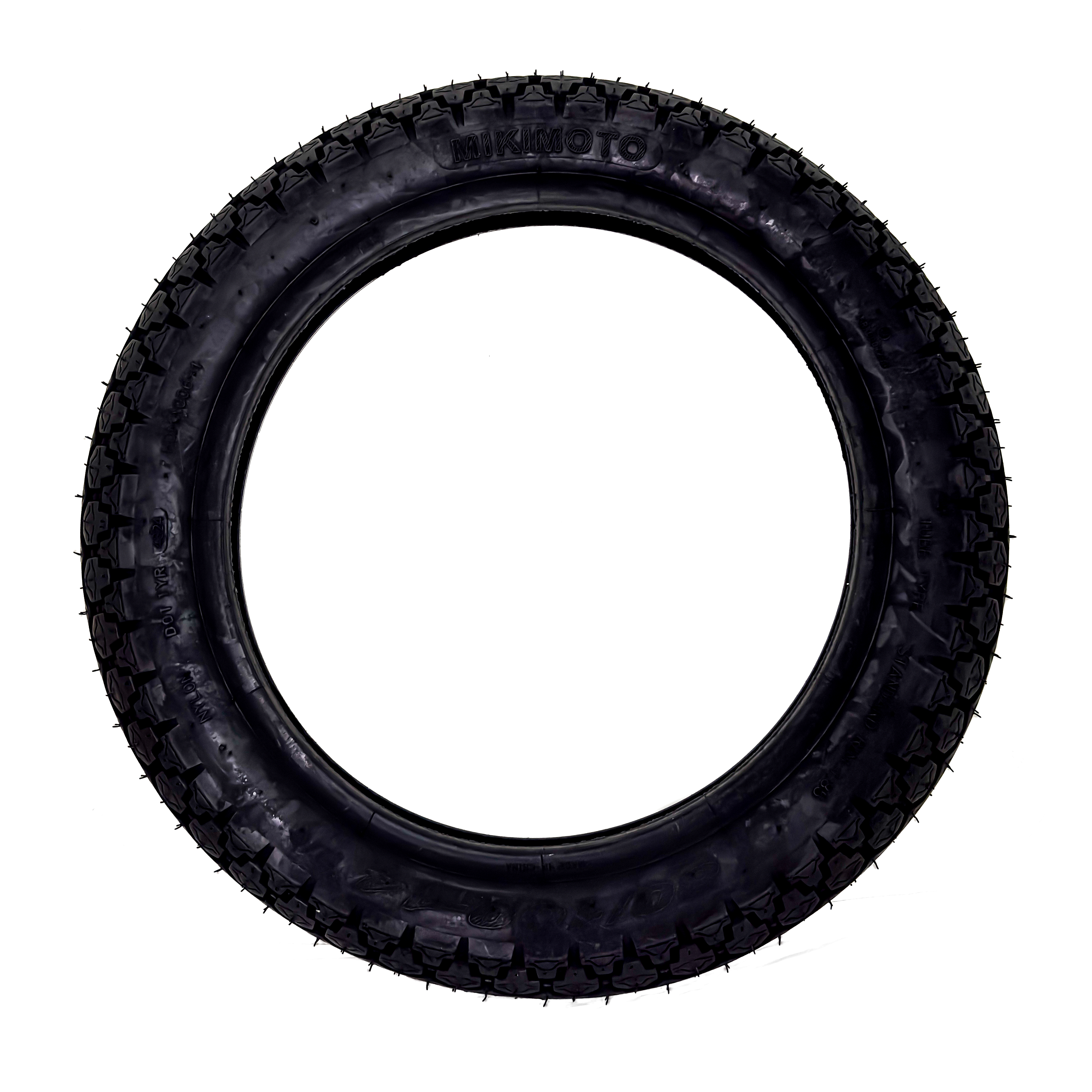 NEUMATICO PARA MOTO APLICACIÓN TRASERA MIKI006-80.100R14 PARA CAMARA - 2