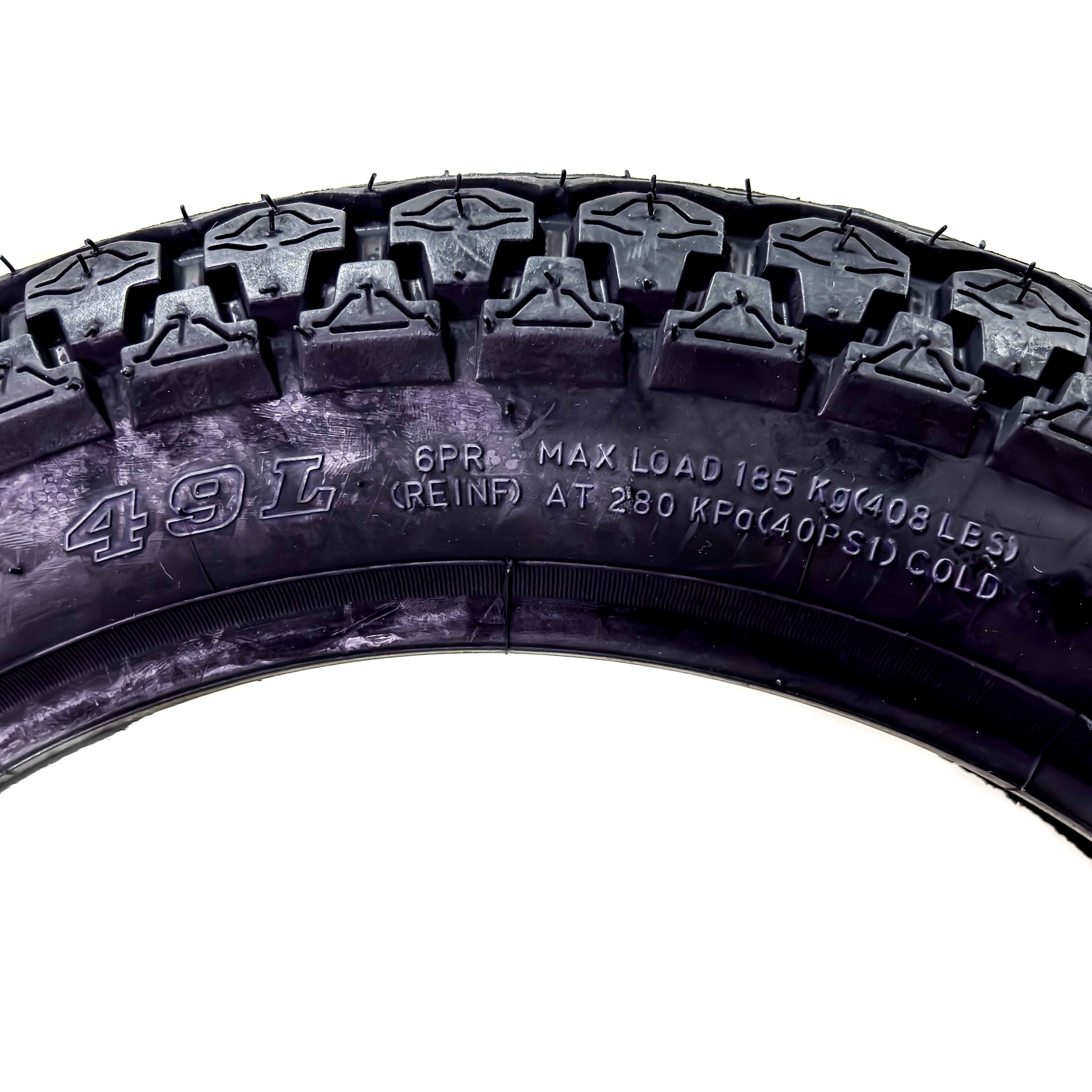 NEUMATICO PARA MOTO APLICACIÓN TRASERA MIKI006-80.100R14 PARA CAMARA - 5