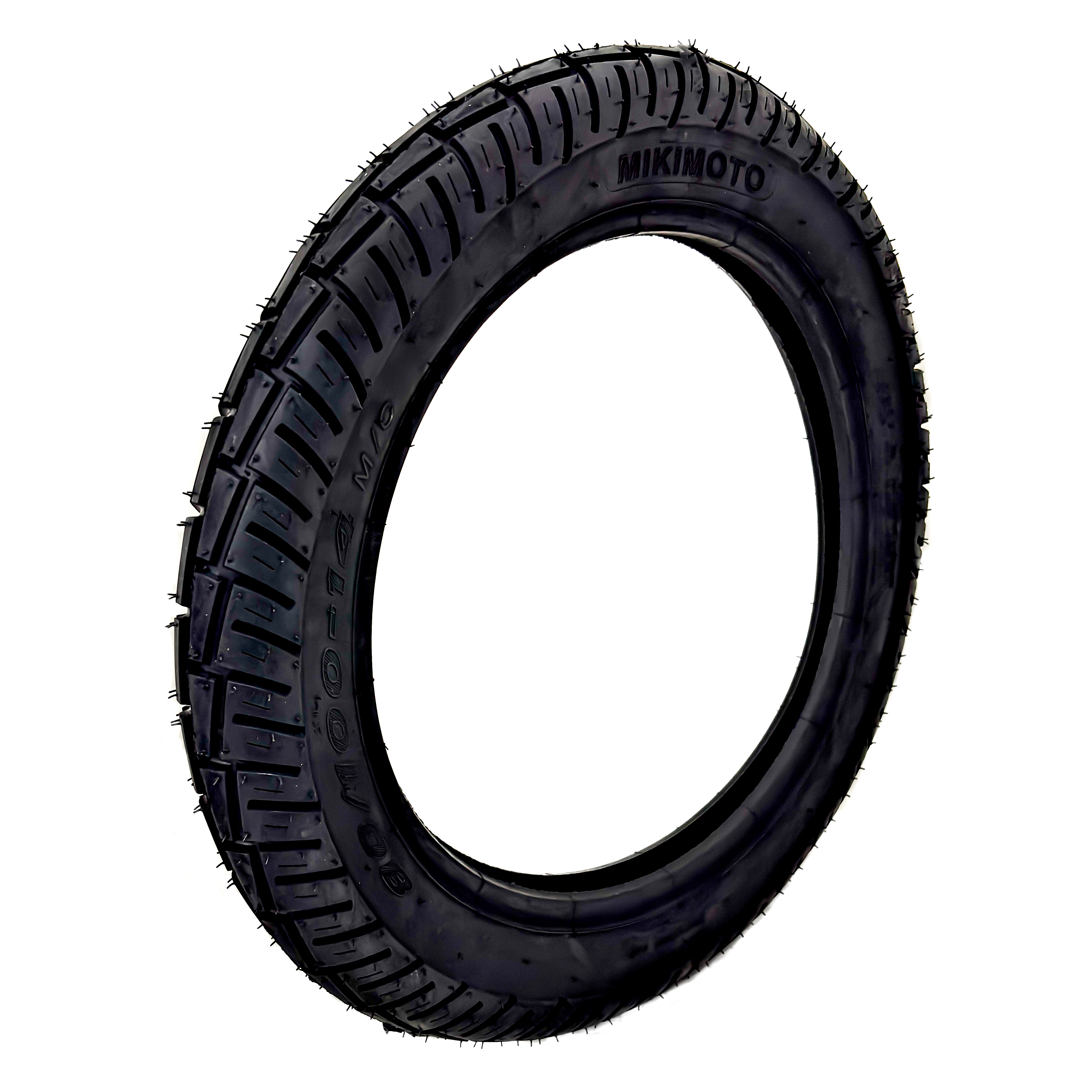 NEUMATICO PARA MOTO APLICACIÓN TRASERA MIKI055-80.100R14 PARA CAMARA