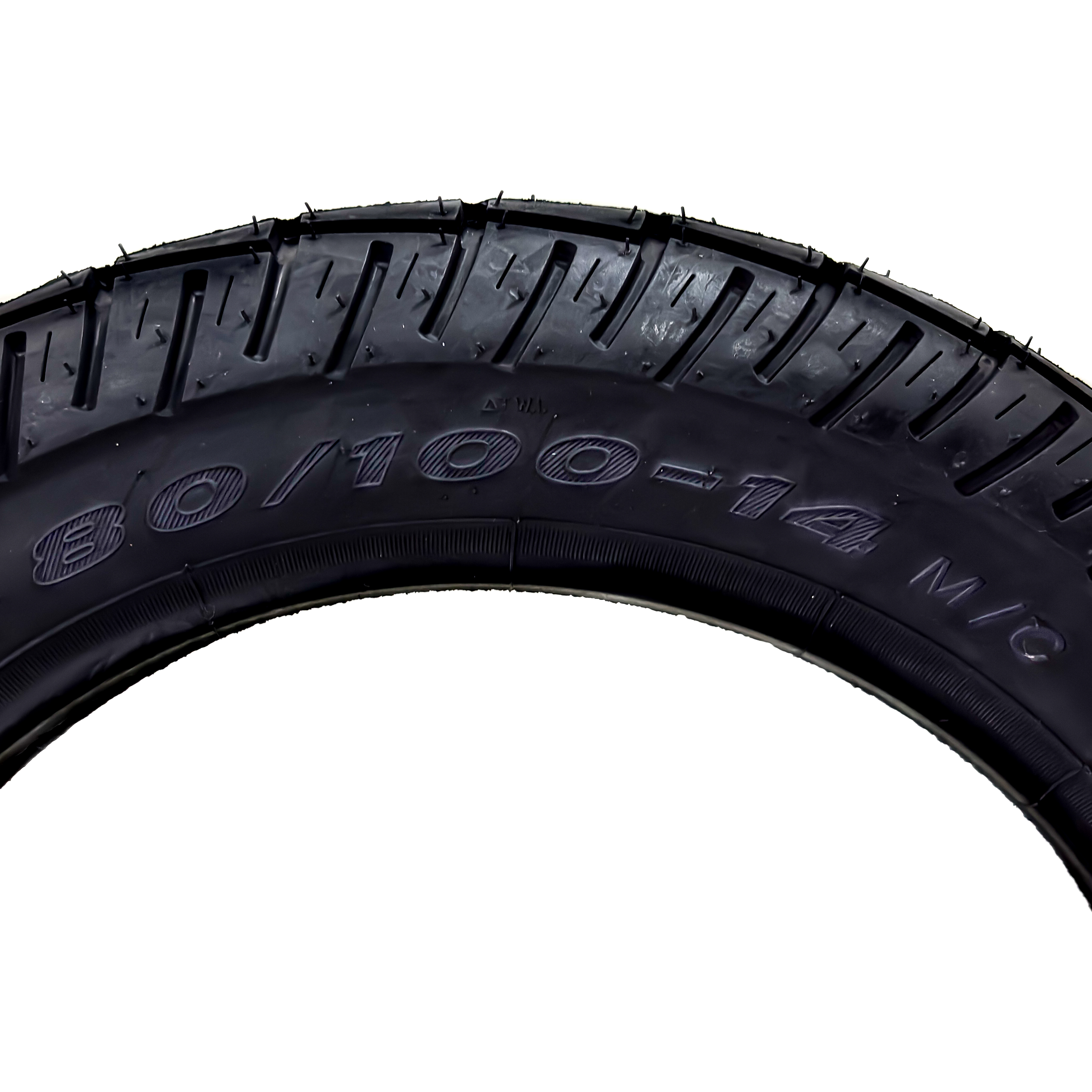 NEUMATICO PARA MOTO APLICACIÓN TRASERA  MIKI055-80.100R14 PARA CAMARA - 4
