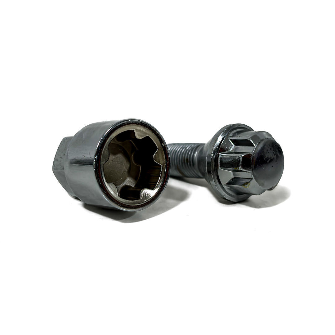 CONJUNTO DE BULONES ANTIRROBO CONJUNTO DE 4 BULONES + 2 LLAVES MEDIDAS  PASO DE ROSCA 12X1.25, HEXAGONO 19MM, LARGO 21MM. MARCAS: FIAT ADVENTURE / ARGO / CRONOS / IDEA / MOBI / LINEA / NOVO SIENA / PUNTO / STYLO / PULSE - 5