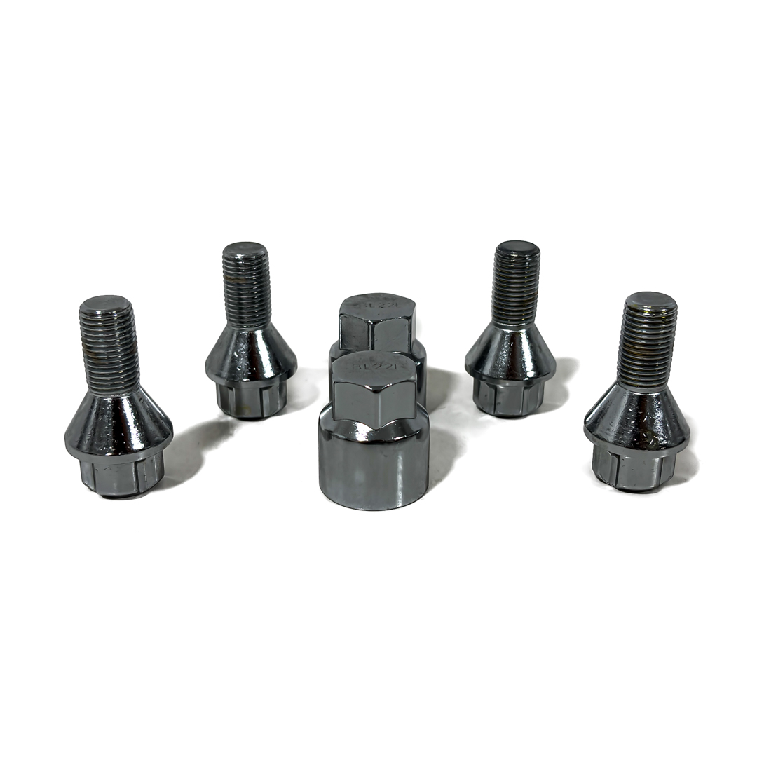 CONJUNTO DE BULONES ANTIRROBO CONJUNTO DE 4 BULONES + 2 LLAVES MEDIDAS  PASO DE ROSCA 12X1.25, HEXAGONO 19MM, LARGO 21MM. MARCAS: FIAT ADVENTURE / ARGO / CRONOS / IDEA / MOBI / LINEA / NOVO SIENA / PUNTO / STYLO / PULSE - 6