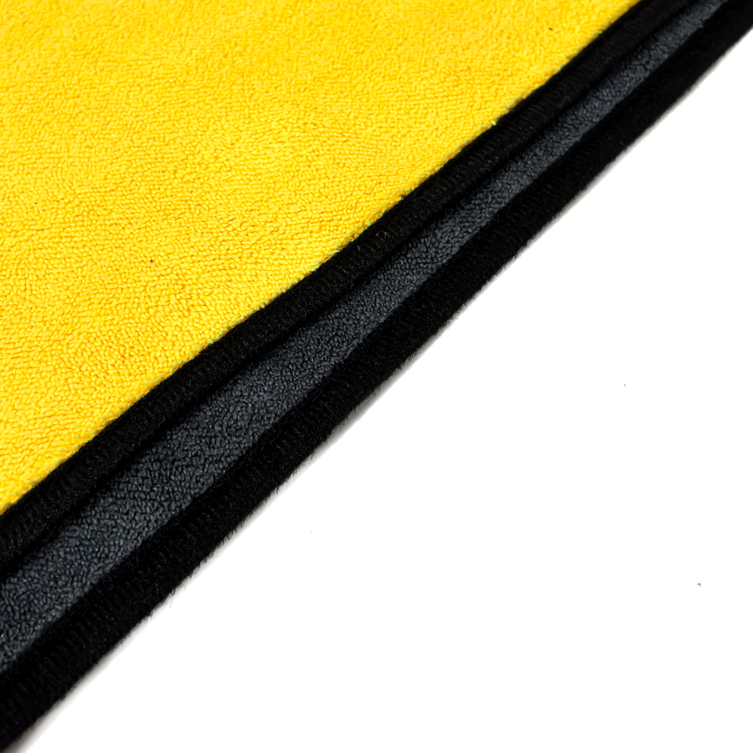 PAÑO DE TOALLA AMARILLO Y GRIS 600GSM  40CM * 40CM - 2