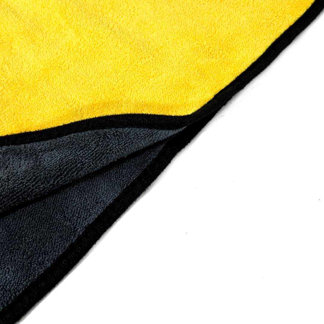 PAÑO DE TOALLA AMARILLO Y GRIS 600GSM  40CM * 60CM - 2