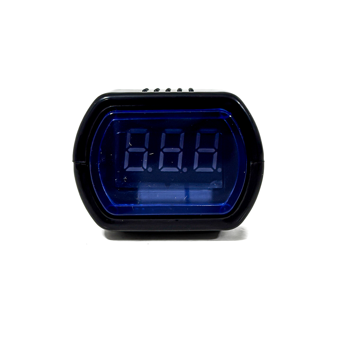 ACCESORIO PARA CELULAR VOLTIMETRO DIGITAL 12V / 24V AZUL - 4