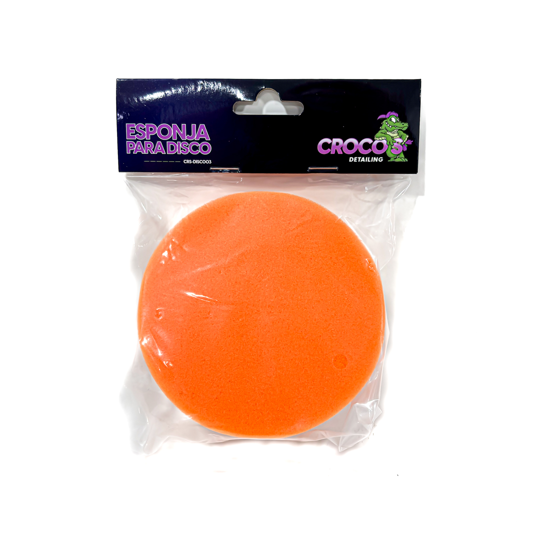 ESPONJA PARA DISCO UNIVERSAL COLOR NARANJA 4" - 3