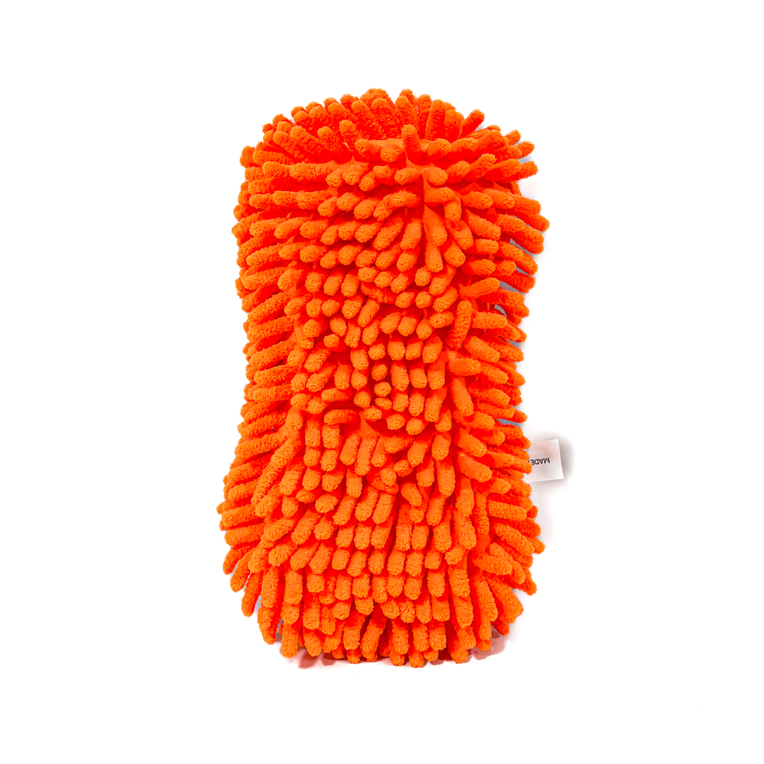 ESPONJA CON ELASTICO ESPONJA CHENILLE NARANJA - 2