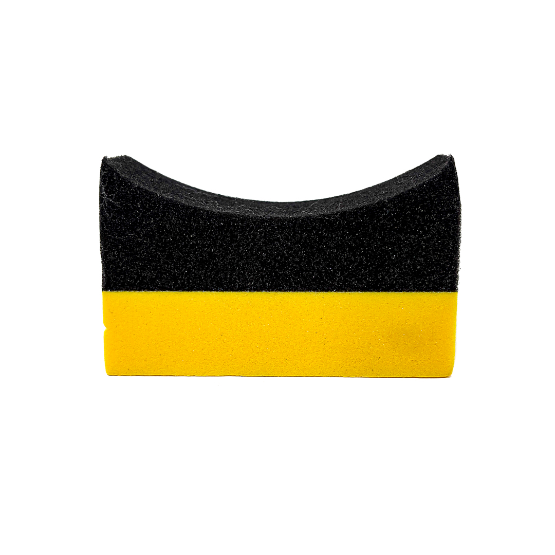 ESPONJA PARA RUEDA AMARILLA Y NEGRA
10CM * 6CM *4CM