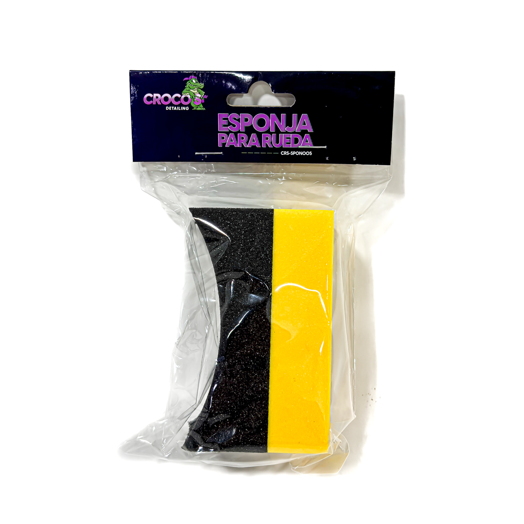 ESPONJA PARA RUEDA AMARILLA Y NEGRA
10CM * 6CM *4CM - 4