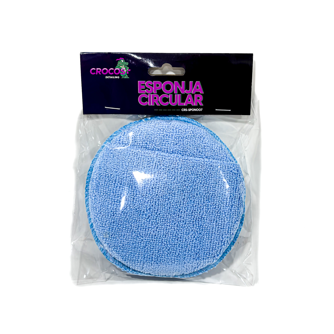 ESPONJA CIRCULAR CELESTE 5" - 3