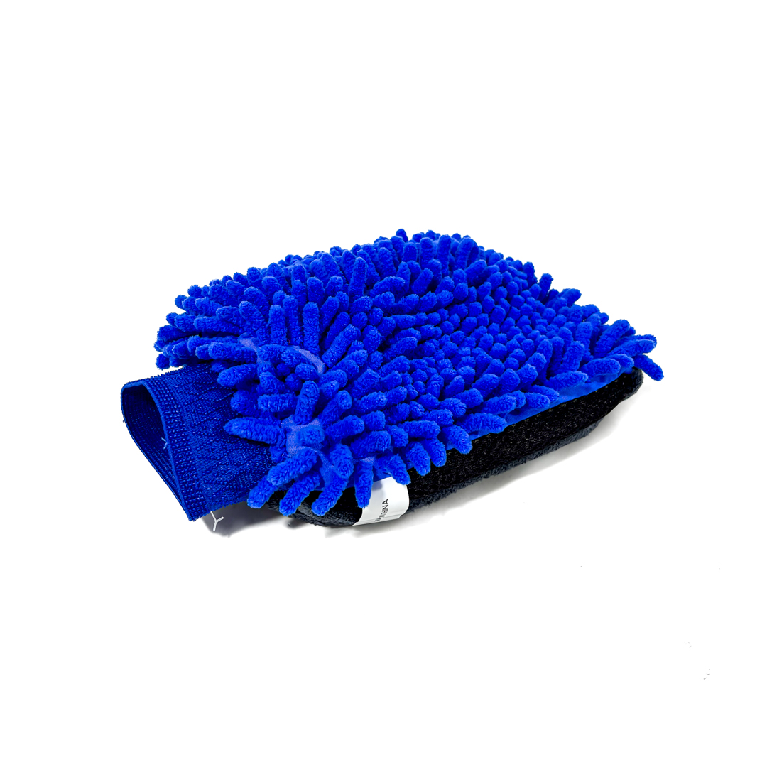 ESPONJA MANOPLA GUANTE MANOPLA
CHENILLE + CORAL  AZUL Y GRIS - 4