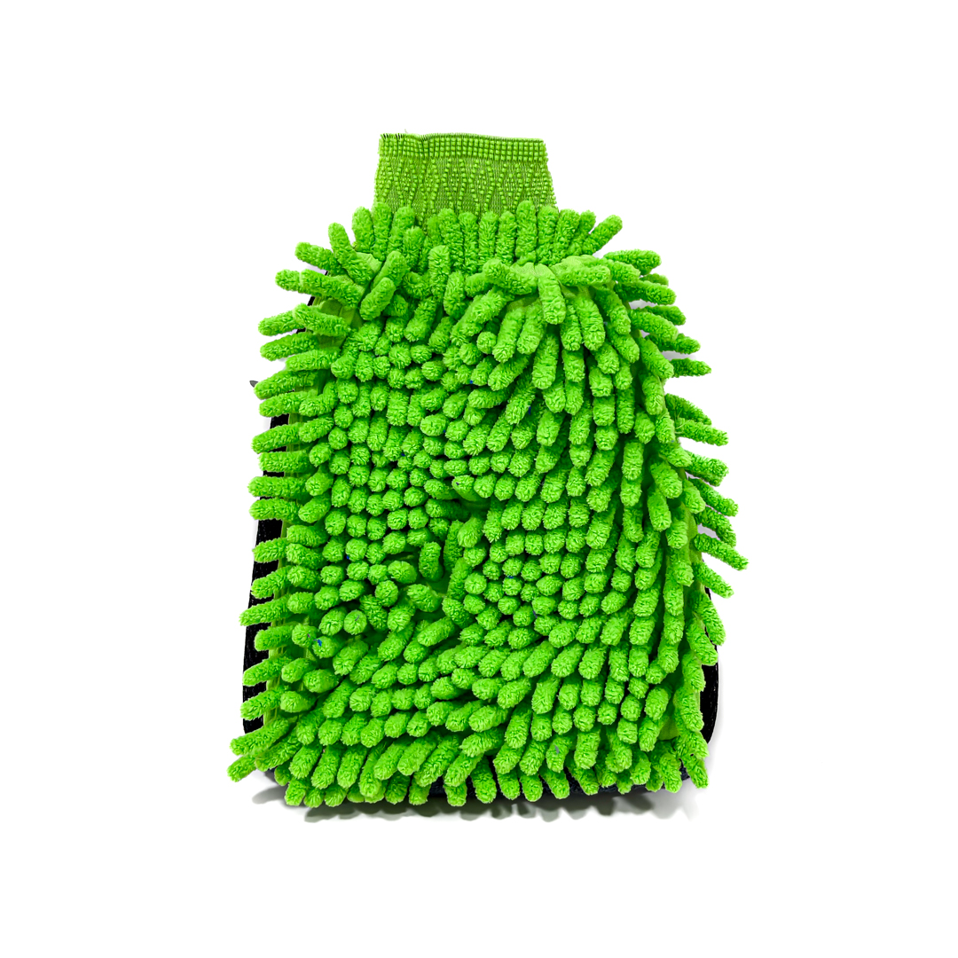 ESPONJA MANOPLA GUANTE MANOPLA
CHENILLE + CORAL VERDE Y GRIS