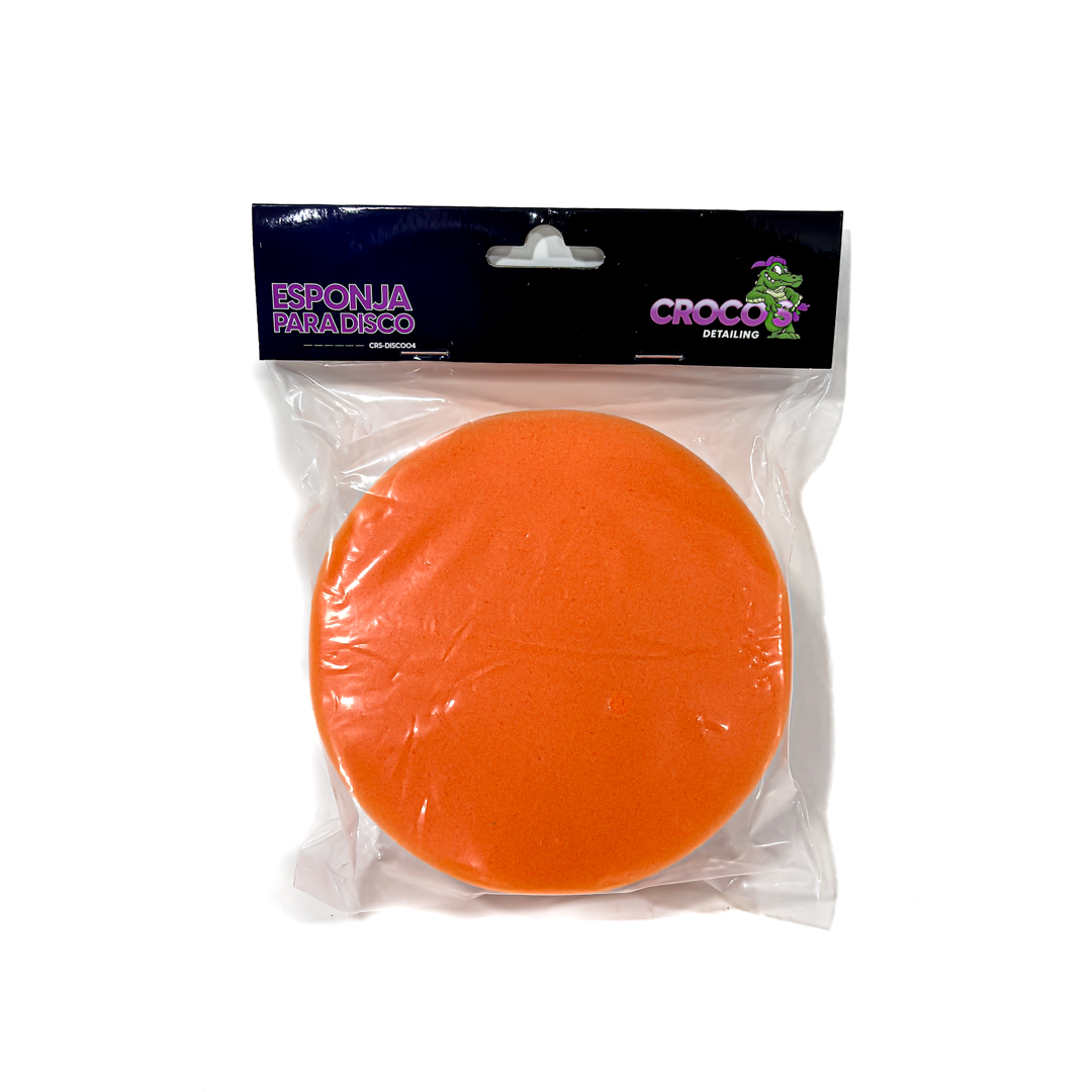 ESPONJA PARA DISCO UNIVERSAL COLOR NARANJA 5" - 3