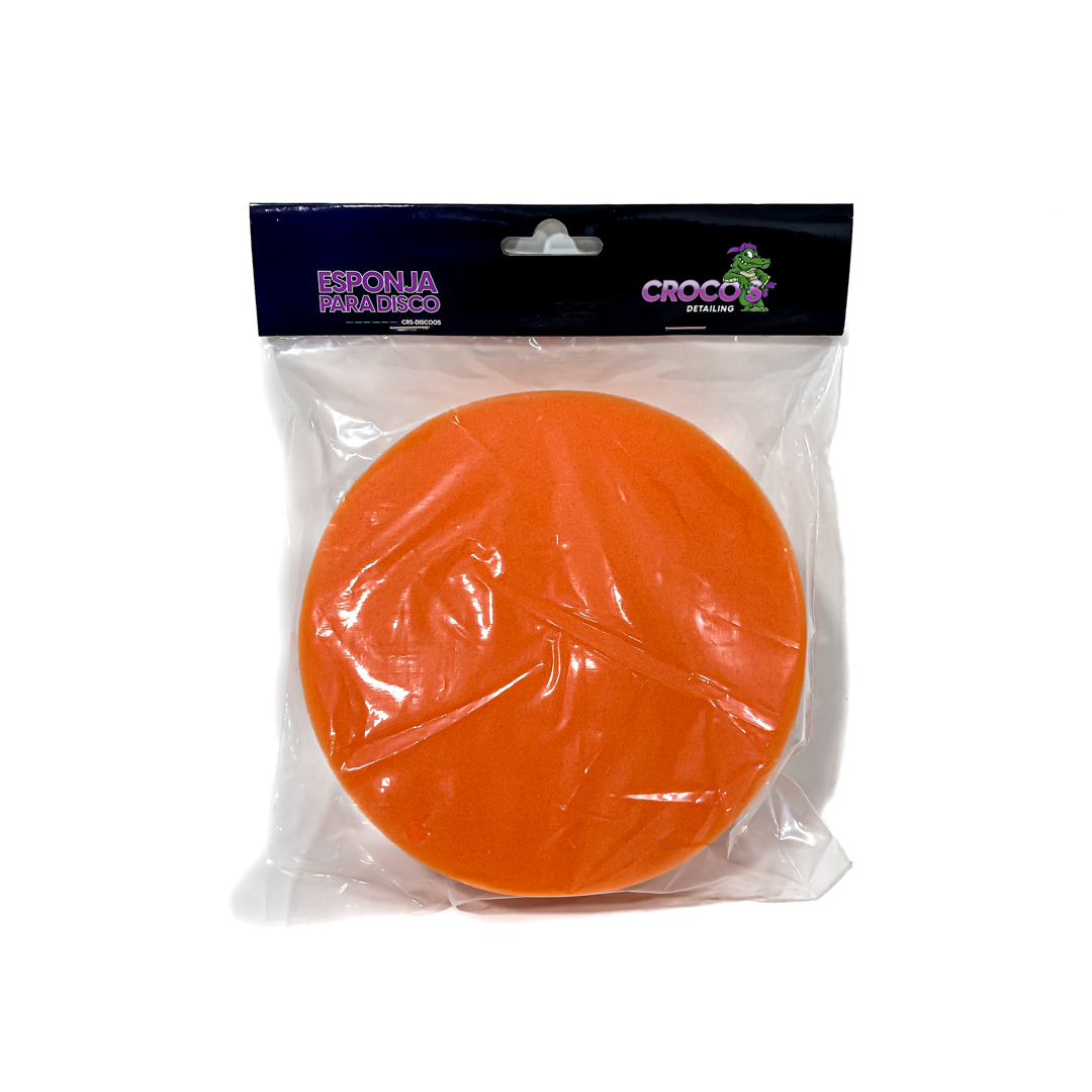 ESPONJA PARA DISCO UNIVERSAL COLOR NARANJA 6" - 3