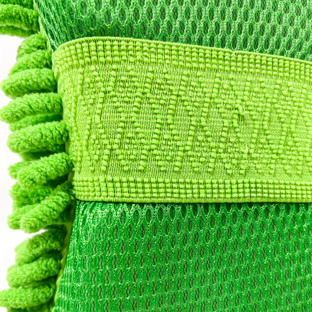 ESPONJA CON ELASTICO ESPONJA CHENILLE VERDE - 4