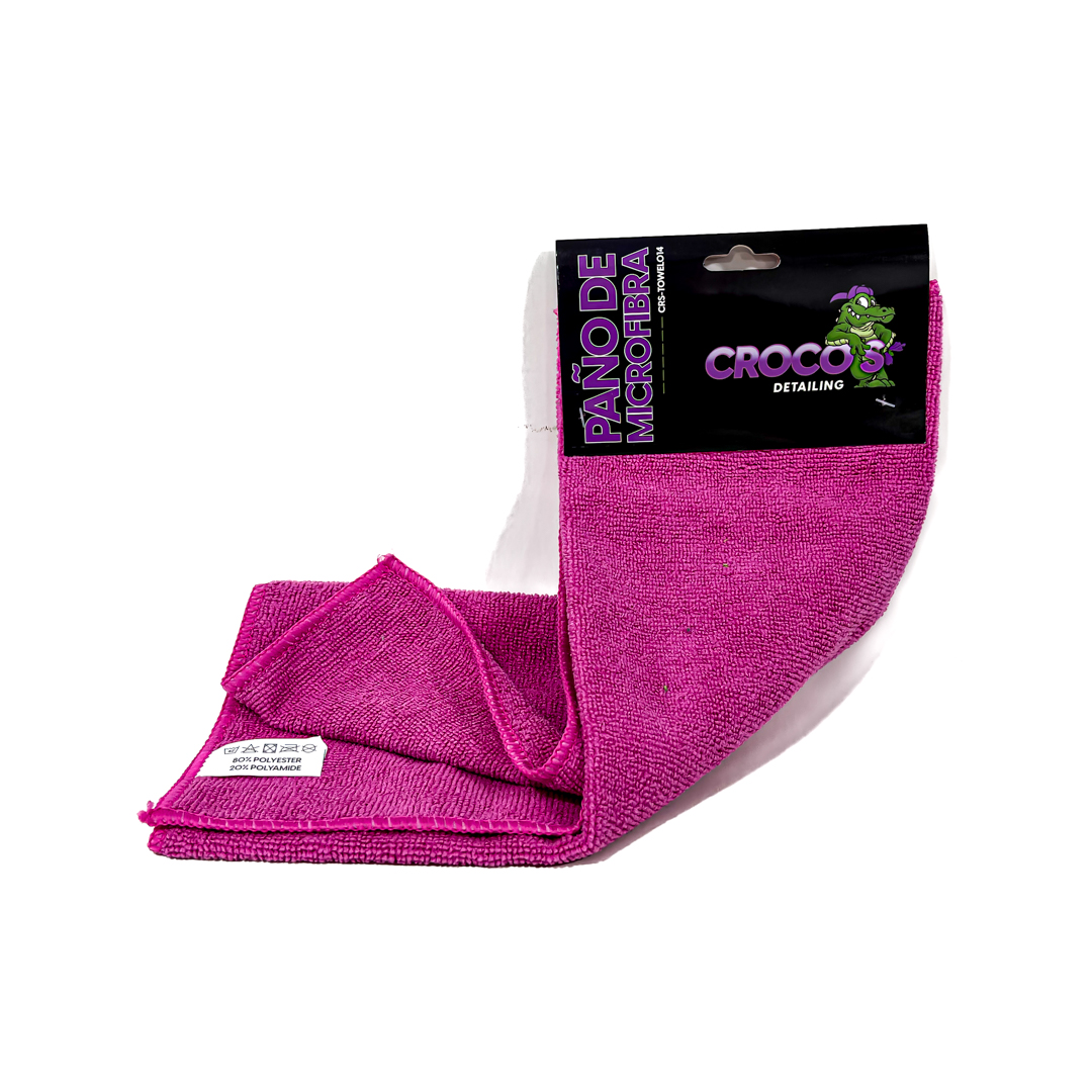 PAÑO DE MICROFIBRA ROSA 260 GSM 60CM * 40CM