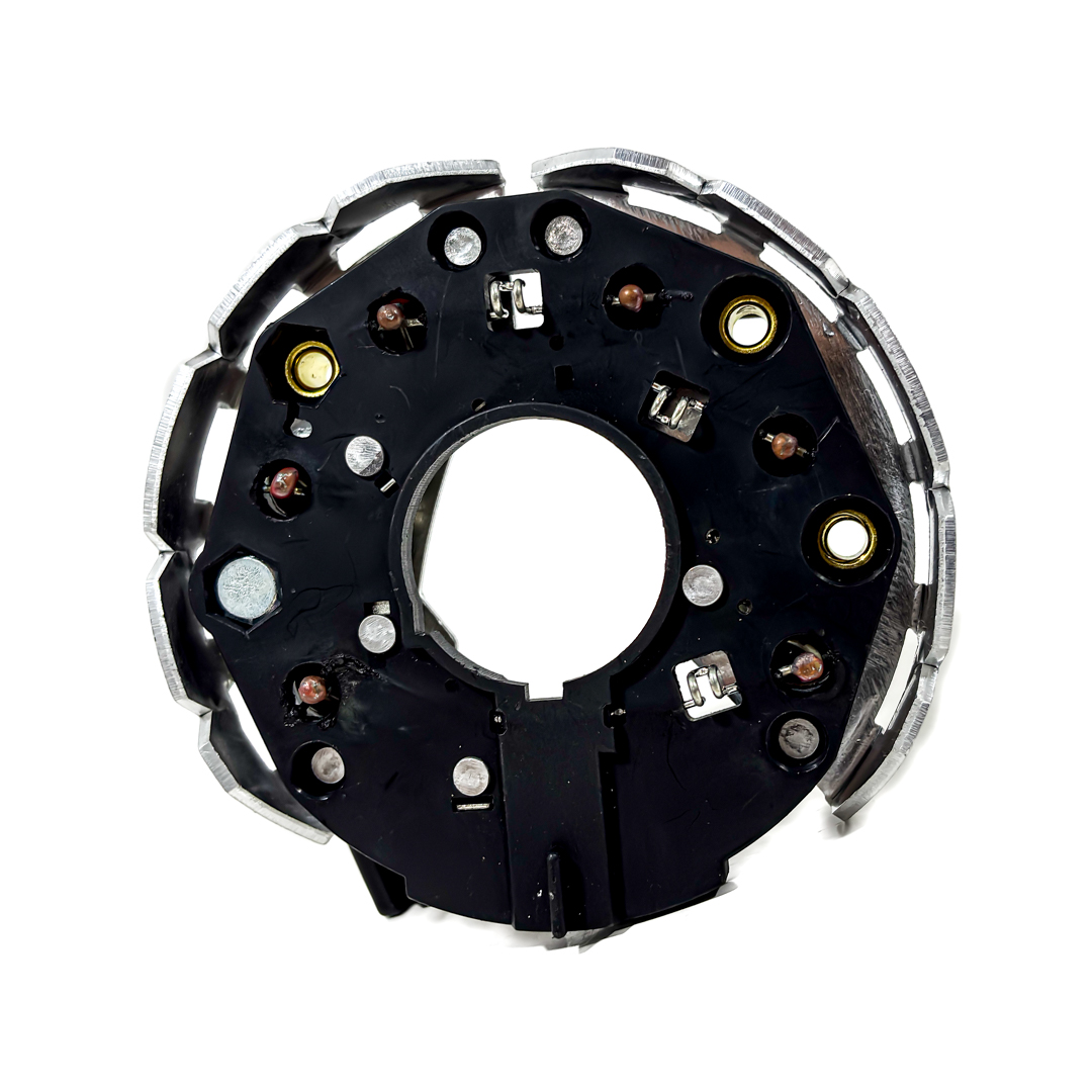 PLACA PORTADIODO COMPLETA TIPO BOSCH VOLVO; CASE; 12/24 V DIAMETRO EXTERNO: 115MM PRB-319552 PRB319552 PBO319552 18118 RB122H - 2