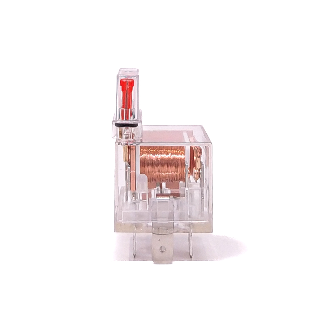 RELAY COMPETICION UNIVERSAL 4T 12V 50 AMPER CON LED INDICADOR Y FUSIBLE - 4