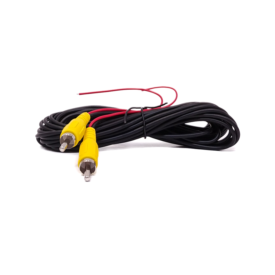 CABLE RCA PARA CAMARAS RCA - UNIVERSAL MACHO - MACHO 5 METROS