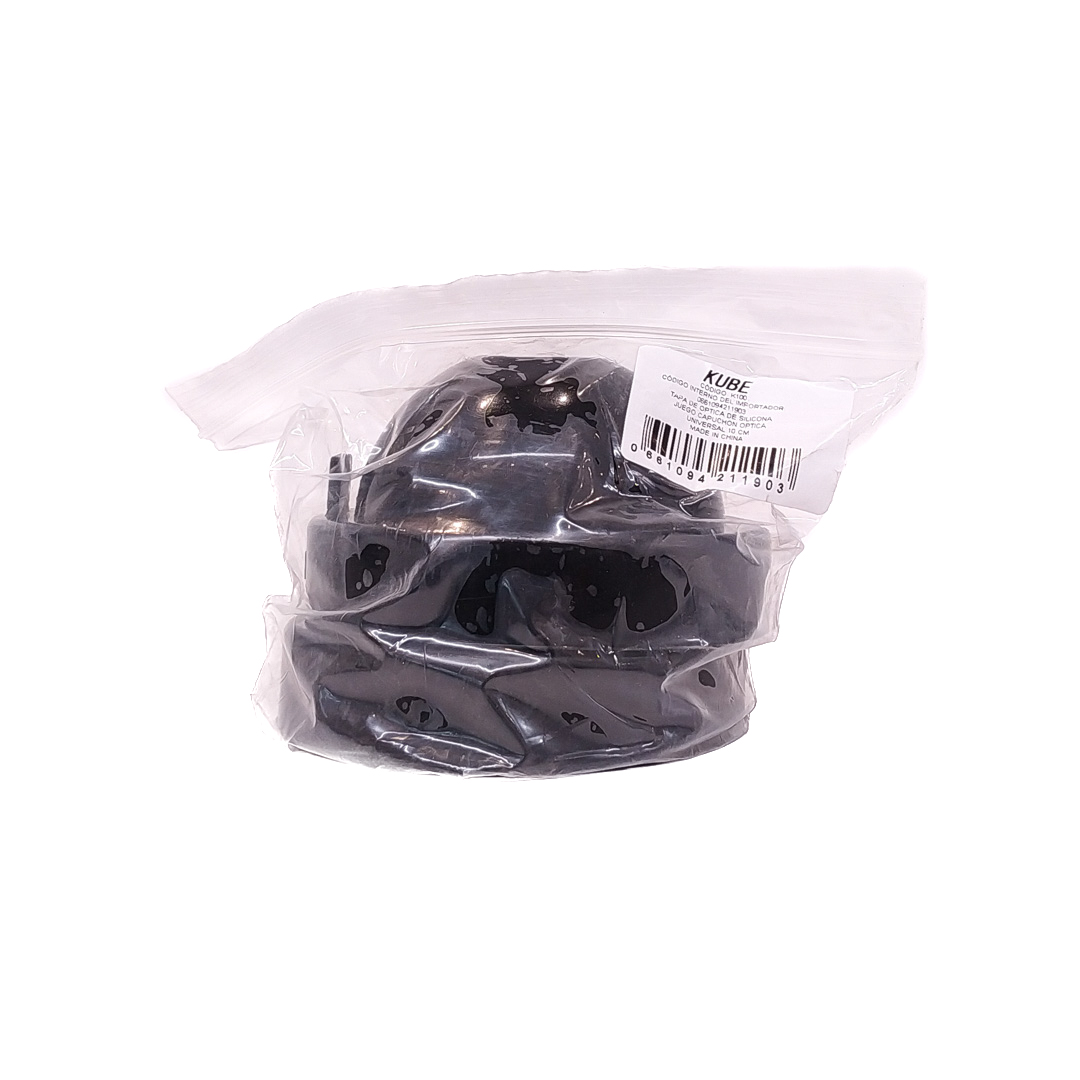 TAPA DE OPTICA DE SILICONA JUEGO CAPUCHON OPTICA UNIVERSAL 10 CM - 3