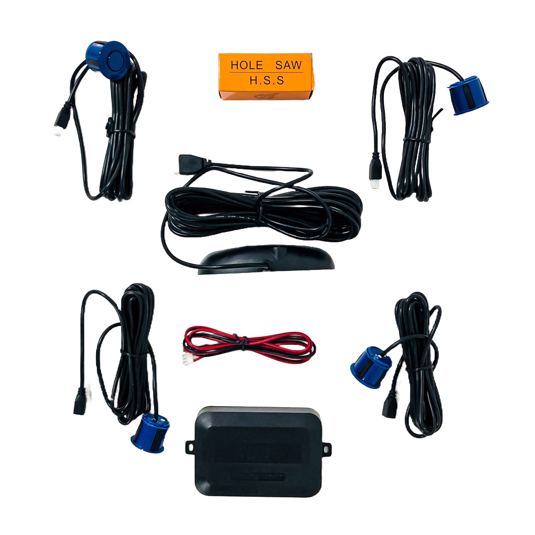 KIT DE SENSORES DE ESTACIONAMIENTO CON D AZUL - UNIVERSAL