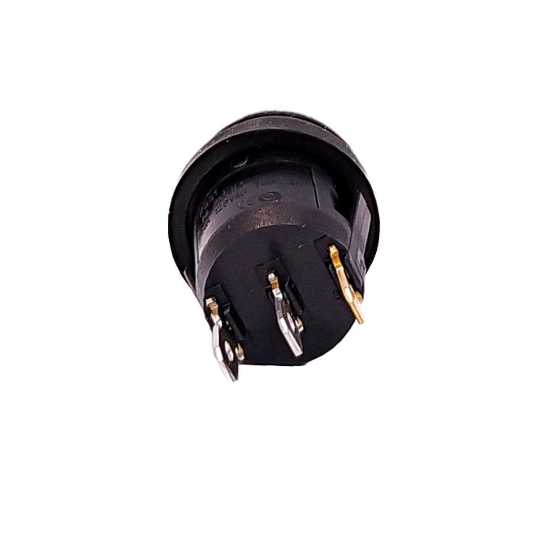 INTERRUPTOR BASCULANTE INTERRUPTOR DE PALANCA 12V-24V - 3 PIN ENCENDIDO APAGADO IMPERMEABLE INDICADOR LED: VERDE - 2