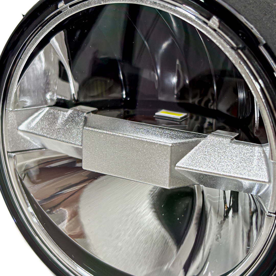 JUEGO DE FAROS ANTINIEBLA OFF ROAD UNIVERSAL 3" REDONDO CON BRACKETS COLOR BLANCO Y FUNCION AMARILLA ROMPENIEBLA 30 WATTS 12V / 24V - 9