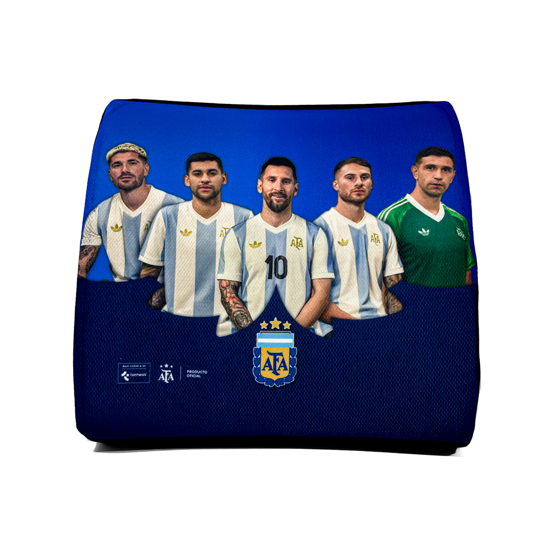 SOPORTE LUMBAR ALMOHADON LUMBAR MESSI - CUTI - ALEXIS - DIBU - DE PAUL