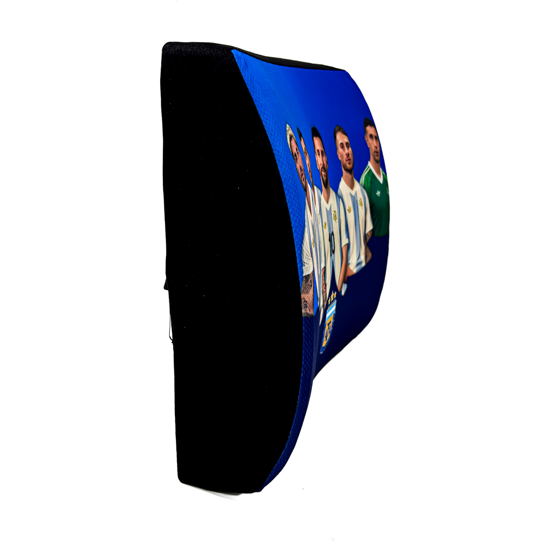 SOPORTE LUMBAR ALMOHADON LUMBAR MESSI - CUTI - ALEXIS - DIBU - DE PAUL - 3