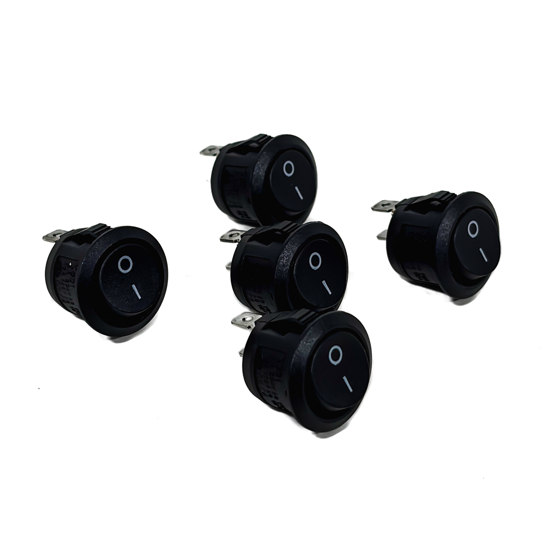 NTERRUPTOR BASCULANTE NTERRUPTOR BASCULANTE 12V-24V - 2 PIN ENCENDIDO APAGADO SIN INDICADOR LED - 2