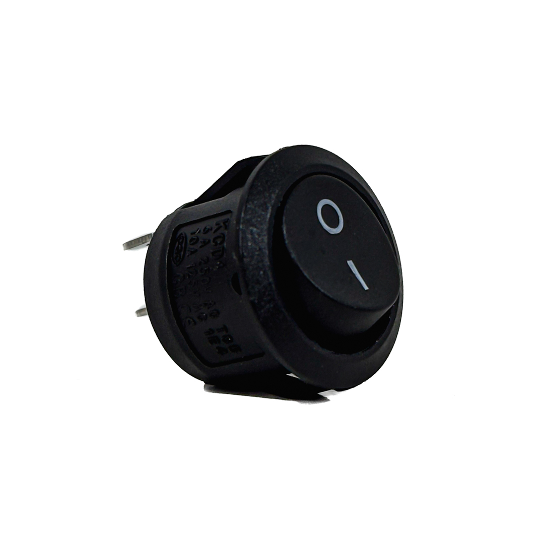 NTERRUPTOR BASCULANTE NTERRUPTOR BASCULANTE 12V-24V - 2 PIN ENCENDIDO APAGADO SIN INDICADOR LED - 3
