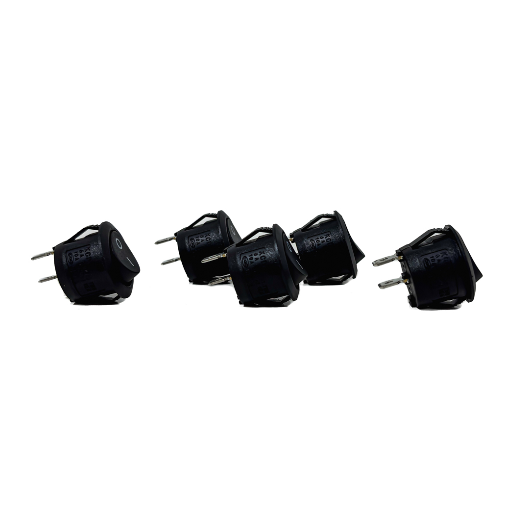 NTERRUPTOR BASCULANTE NTERRUPTOR BASCULANTE 12V-24V - 2 PIN ENCENDIDO APAGADO SIN INDICADOR LED - 5