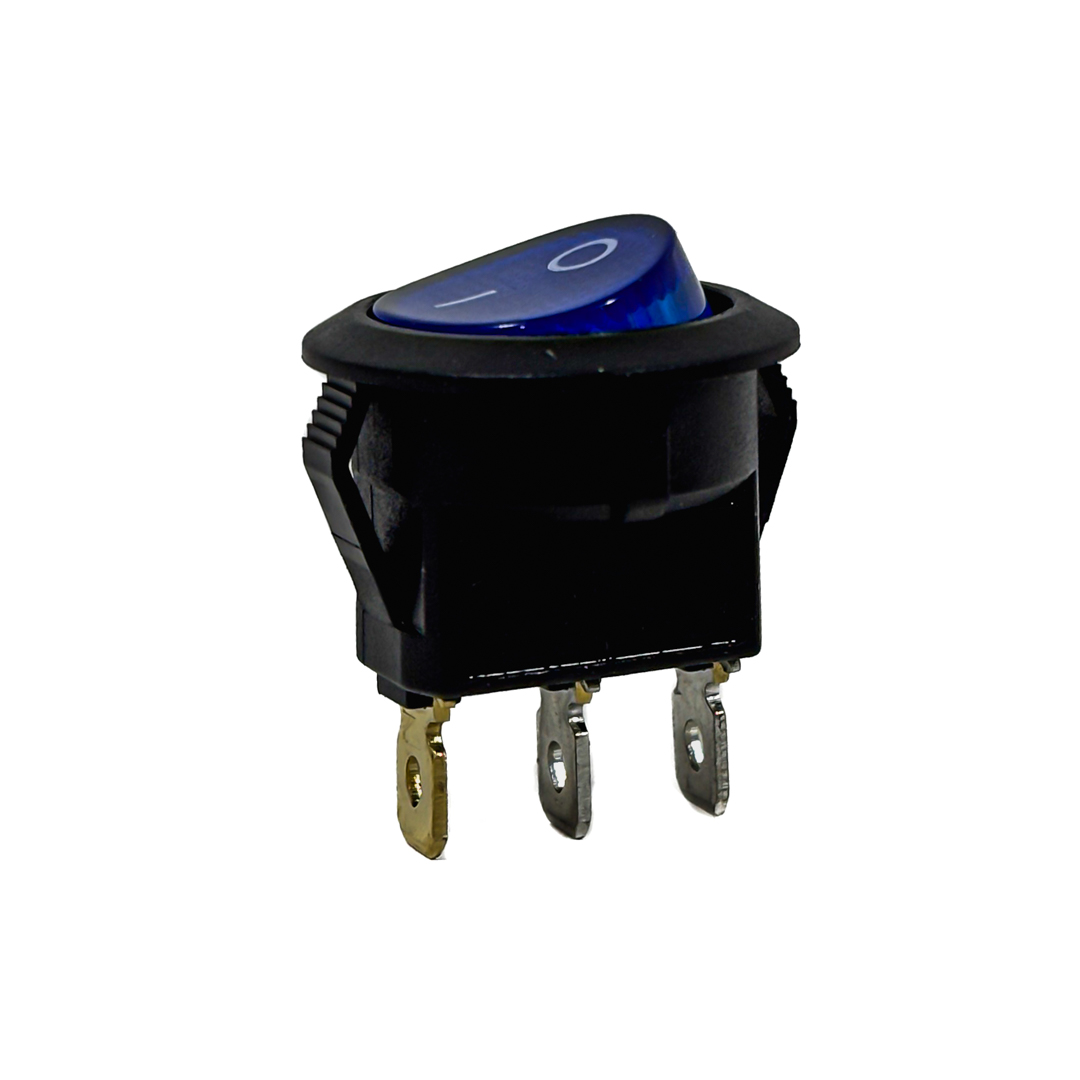 INTERRUPTOR BASCULANTE INTERRUPTOR BASCULANTE 12V-24 - 3 PIN ENCENDIDO APAGADO INDICADOR LED: ROJO - 3