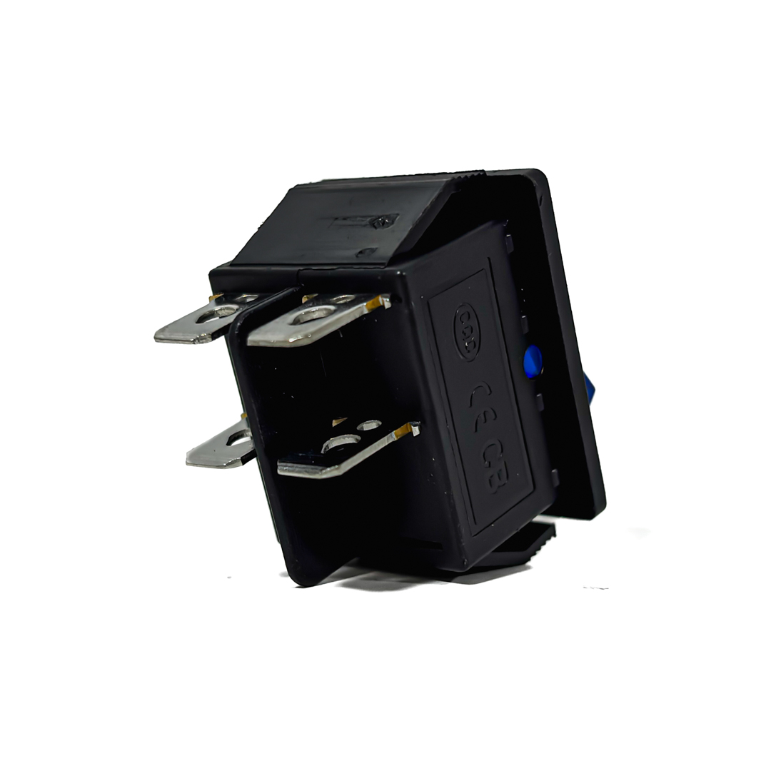 INTERRUPTOR BASCULANTE INTERRUPTOR BASCULANTE 12V-24V - 4 PIN ENCENDIDO APAGADO CON BARRERA INFERIOR INDICADOR LED:ROJO - 3
