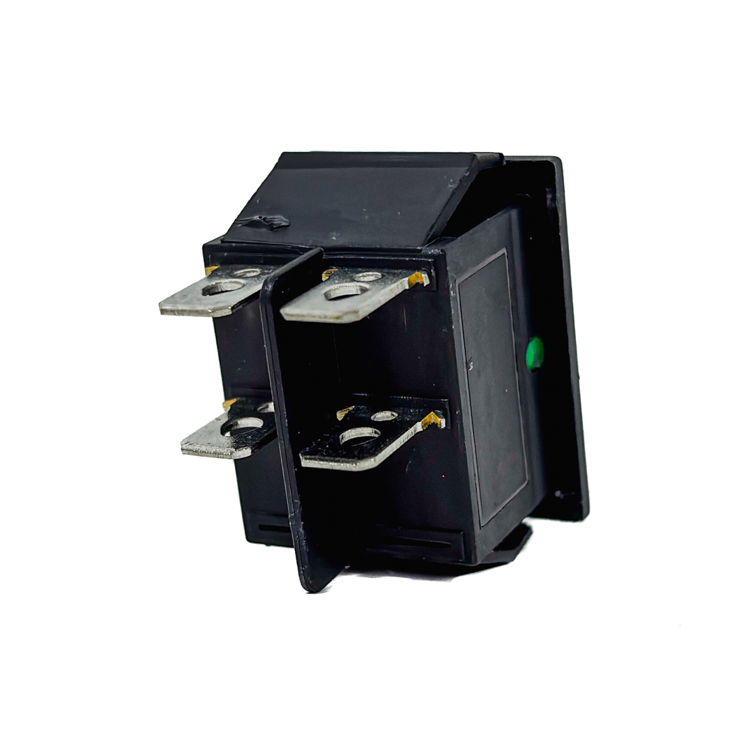 INTERRUPTOR BASCULANTE INTERRUPTOR BASCULANTE 12V-24V - 4 PIN ENCENDIDO APAGADO CON BARRERA INFERIOR INDICADOR LED: AMBAR - 3